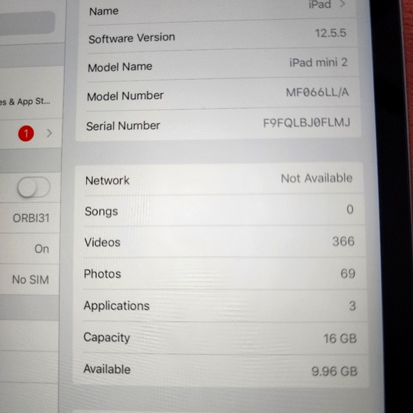 Apple iPad mini 2 A1490, 16GB, Wi-Fi + 4G, 7.9", Space Gray - Picture 5 of 7